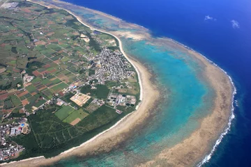 Cercles muraux Photo aérienne 沖縄　石垣島　