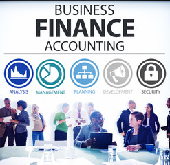 Business Accounting Financial Analysis Management Concept