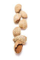 Dried almonds