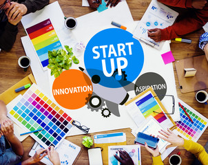 Startup Business Plan Innovation Aspiration  Concept