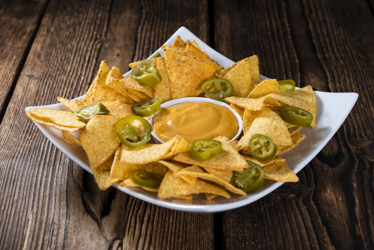 Nachos with Cheese Sauce