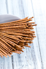 Salt Sticks (close-up shot)