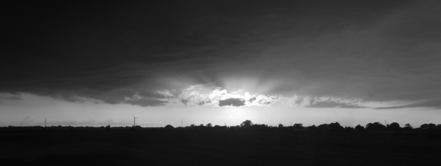 Sonnenuntergang auf Eiderstedt