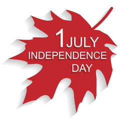 Happy Canada Day card