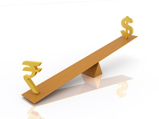Balancing with Dollar and Rupee