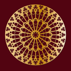 Fond avec motif dor&eacute;