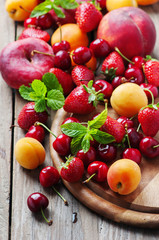 Concept of healthy vegan dessert