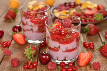 Dietary yogurt dessert