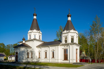 Fototapeta na wymiar Rural orthodox church
