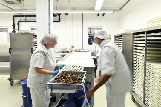 people in the food industry, the production of chocolates