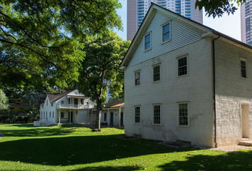 Fototapeta premium Oldest frame building in Hawaii Mission Houses