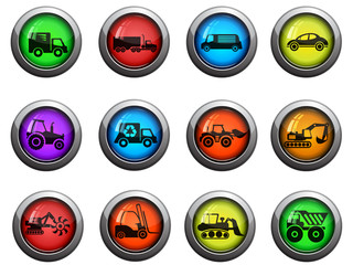 Transportation & Loading Machines Icons