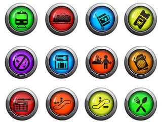 Train station symbols