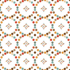 mugs in the rhombus seamless pattern