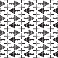 ornament seamless arrows in different directions. Cross