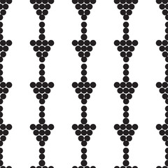 ornament seamless shape from black circles
