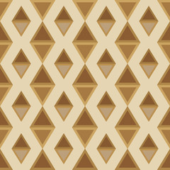 pattern of rhombuses seamless brown palette