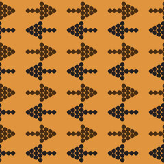 the arrows in the color retro style