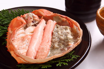 蟹味噌と日本酒 © hungryworks