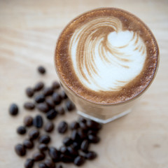 Hot Espresso with Latte Art