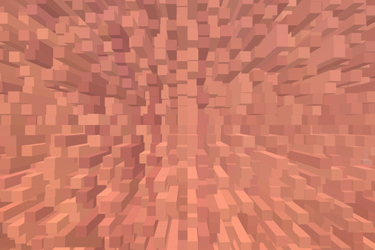 Colorful extrude abstract background