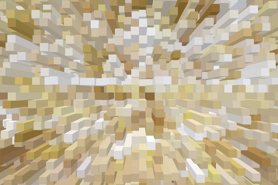 Colorful extrude abstract background