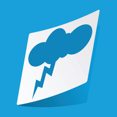 Thunderstorm sticker