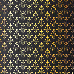 Gold vintage pattern.  Abstract background