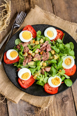 salade de gésiers et foies de volaille 3