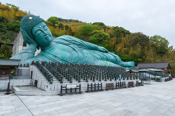 The Reclining Buddha of Nanzoin Temple in Fukuoka, Japan