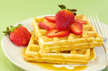 Strawberries and Waffles!