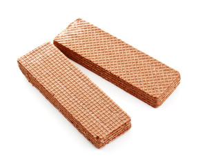 two chocolate waffles