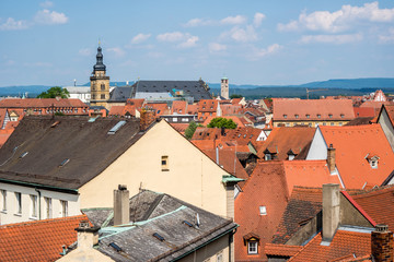 Fototapeta premium Über den Dächern von Bamberg