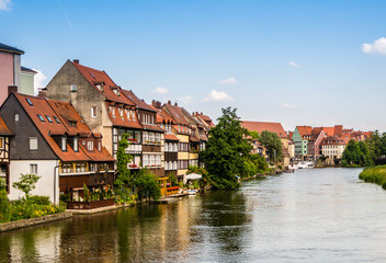 Fototapeta na wymiar idylle Klein Venedig in Bamberg