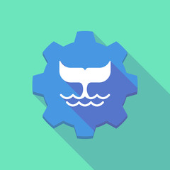 Long shadow gear icob with a whale tail