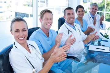 Fototapeta premium Team of doctors applauding
