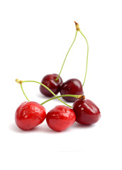 Obraz na płótnie Canvas Pure organic cherries