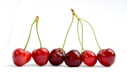 Fototapeta na wymiar Pure organic cherries