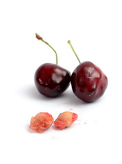 Pure organic cherries