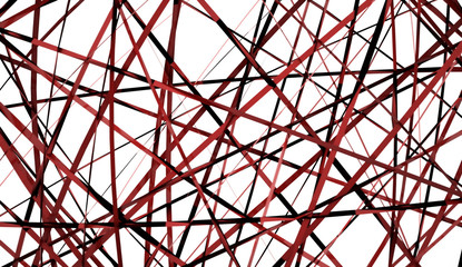 Red abstract lines background