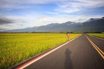 The beauty of the farmland in Taitung Taiwan