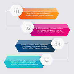 Vector colorful info graphics for your business presentations.