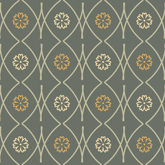 seamless geometric pattern retro
