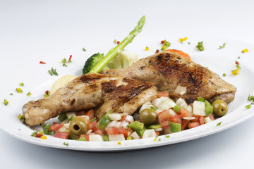 Grilled chicken steak