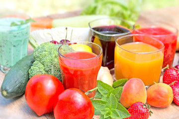 JuiceS and smoothie