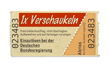 1x Verschaukeln - Eintrittskarte