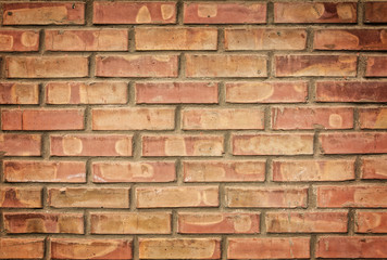Background of an old brick wall