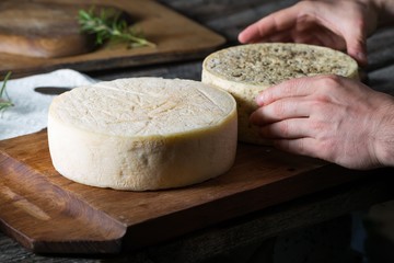 French goat cheese