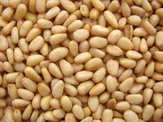 Kernels of pine nuts