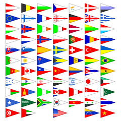 Obraz premium Flags of the countries of the world